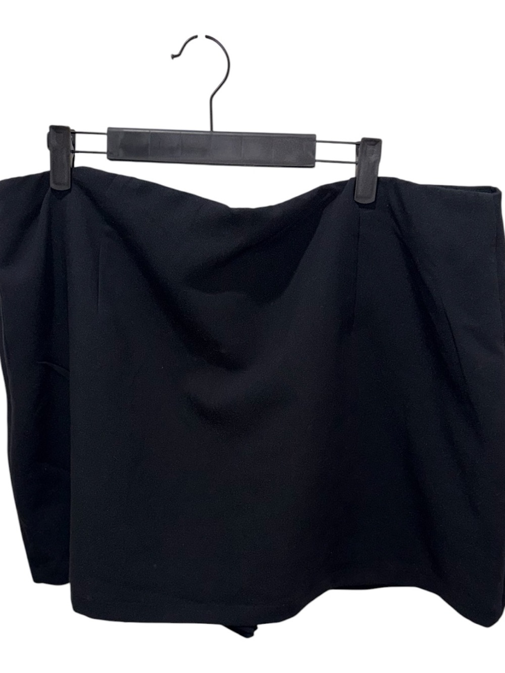 Abercrombie & Fitch Black Asymmetrical Mini Skirt XL High Rise Y2K - Picture 4 of 5